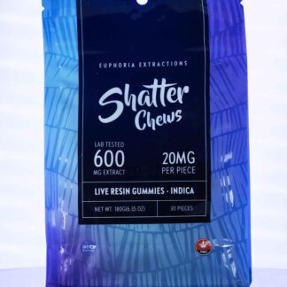 600 mg THC Chews (Gummy) (Indica) (30 Pieces) by: Euphoria Extractions